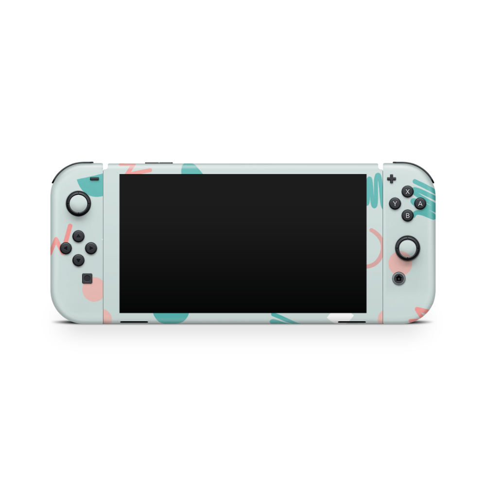 Retro Movement Nintendo Switch OLED Skin