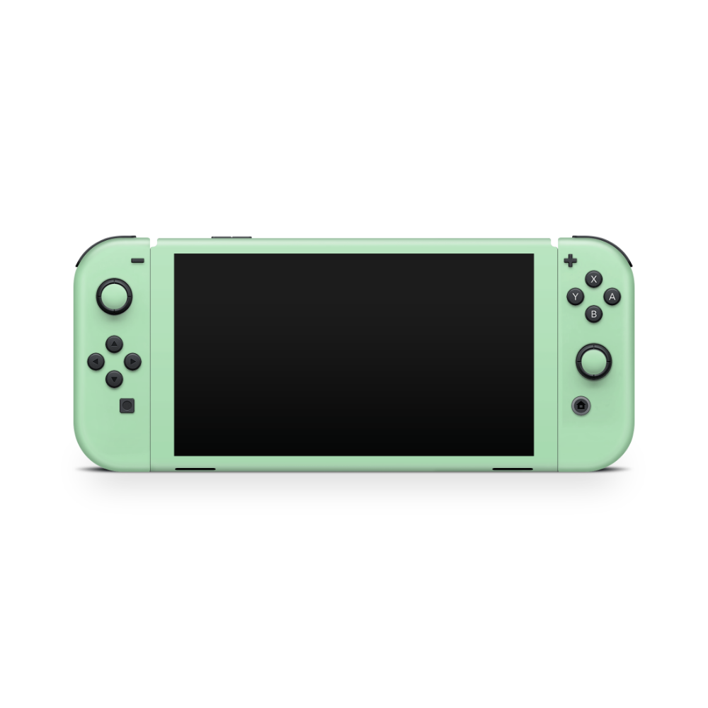 Pastel Green Nintendo Switch OLED Skin