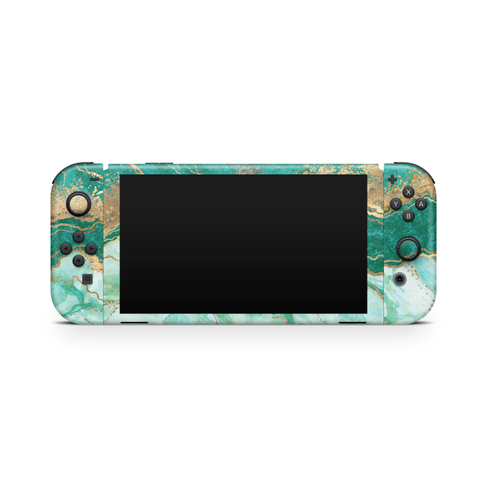 Emerald Beach Nintendo Switch OLED Skin
