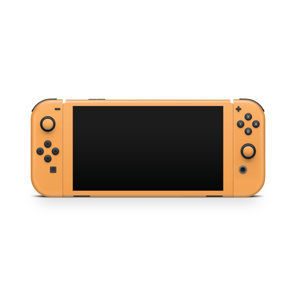 Retro Orange Nintendo Switch OLED Skin
