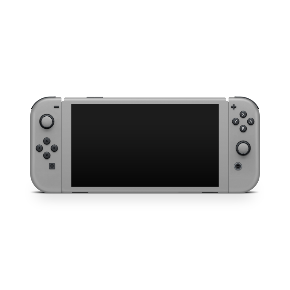 Balanced Grey Nintendo Switch OLED Skin