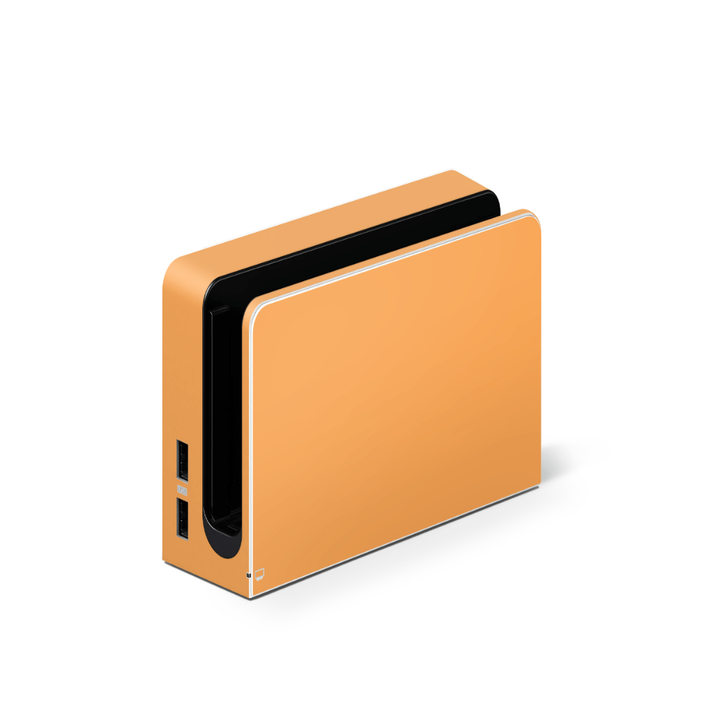 Retro Orange Nintendo Switch OLED Skin