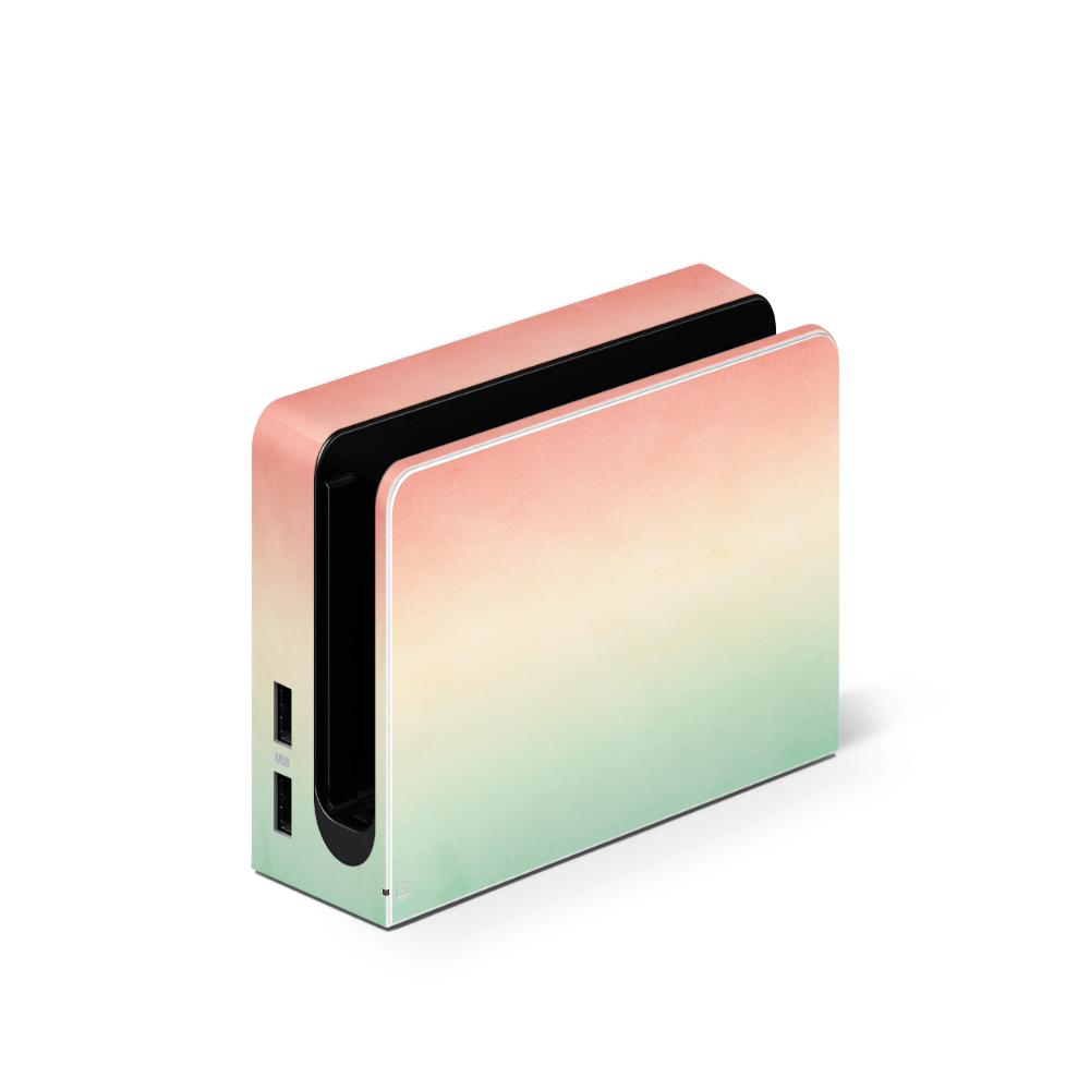 Peachy Sunset Nintendo Switch OLED Skin