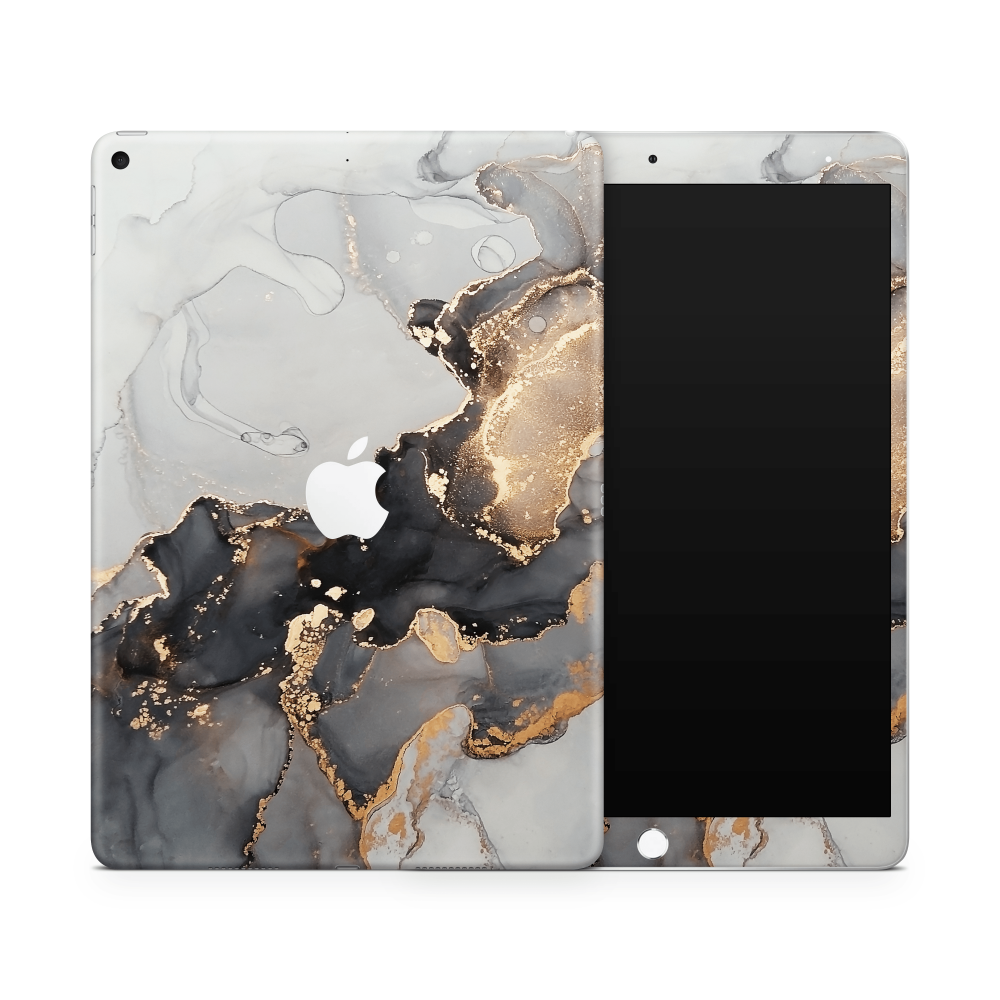 Black Marble Apple iPad Skin