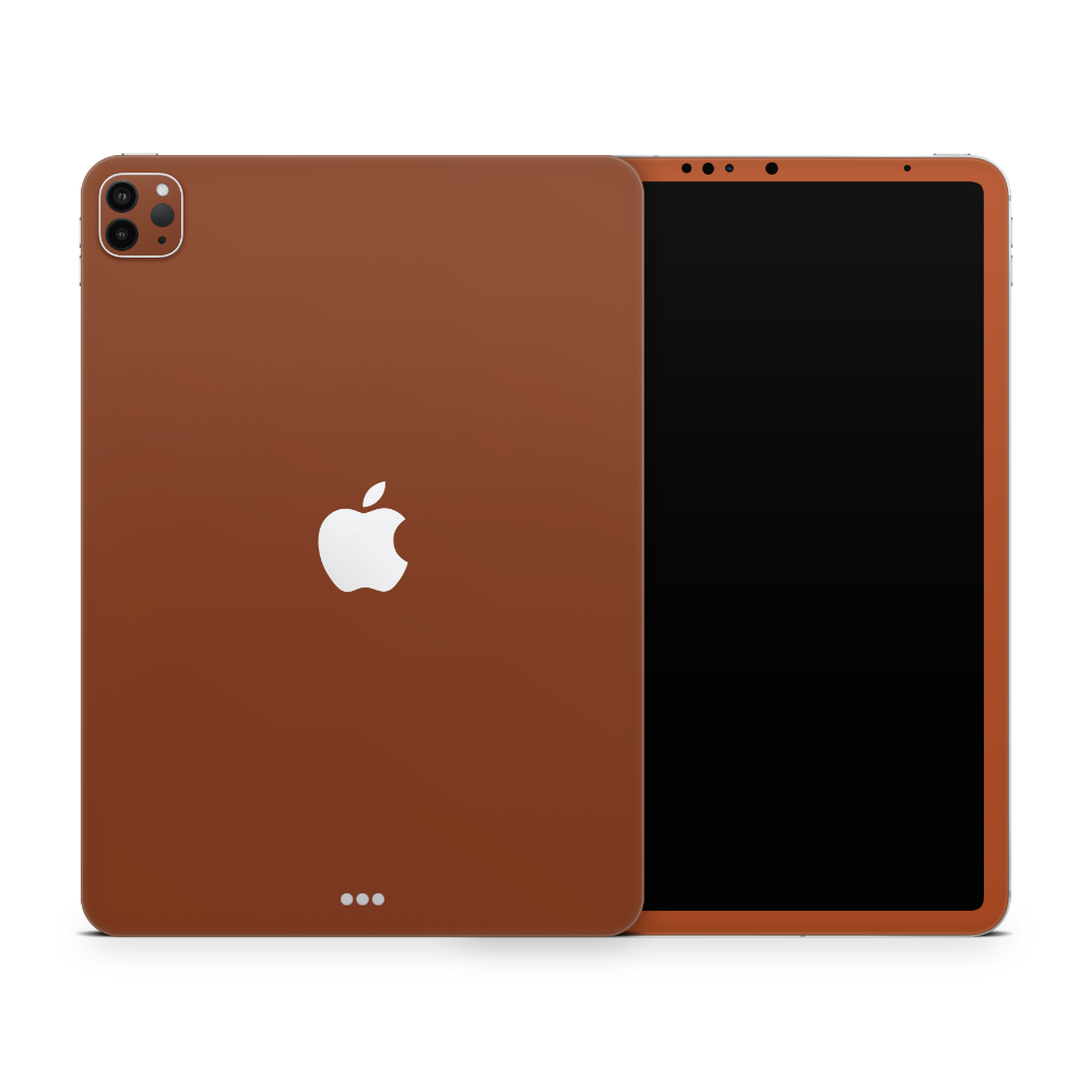 Burnt Orange Apple iPad Pro Skin