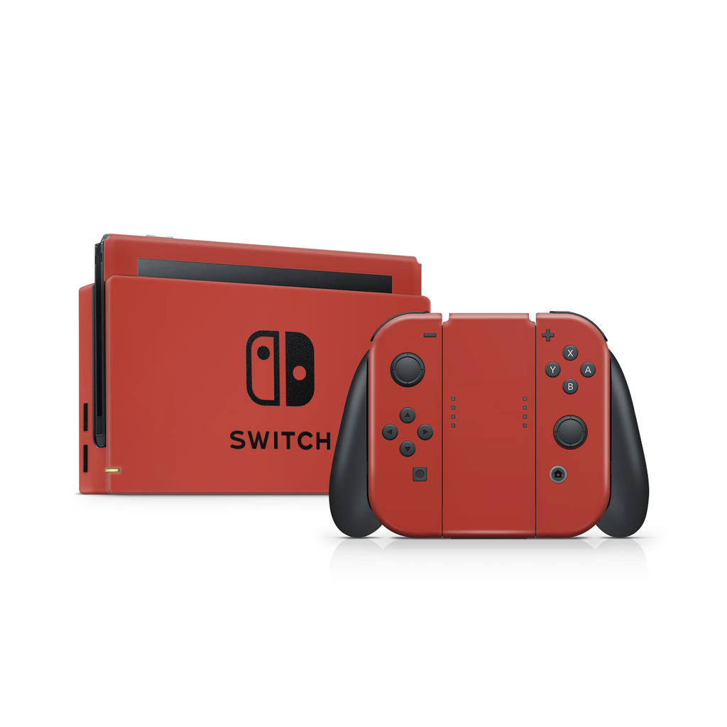 Cherry Red Nintendo Switch Skin