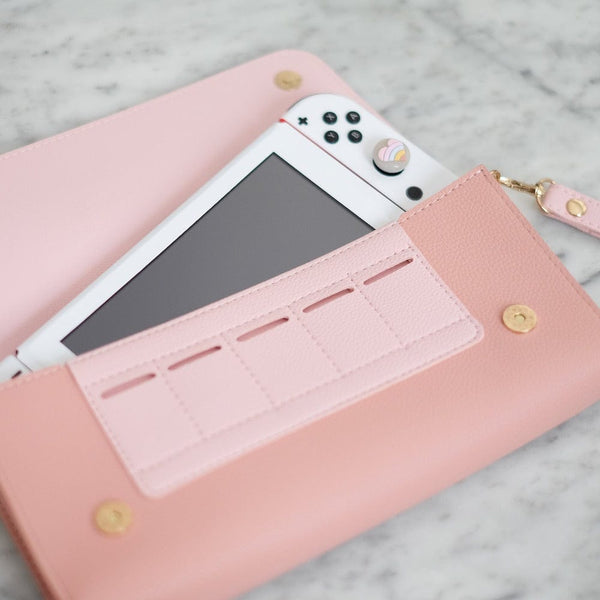 Blush Nintendo Switch Travel Pouch (2 Sizes Available)