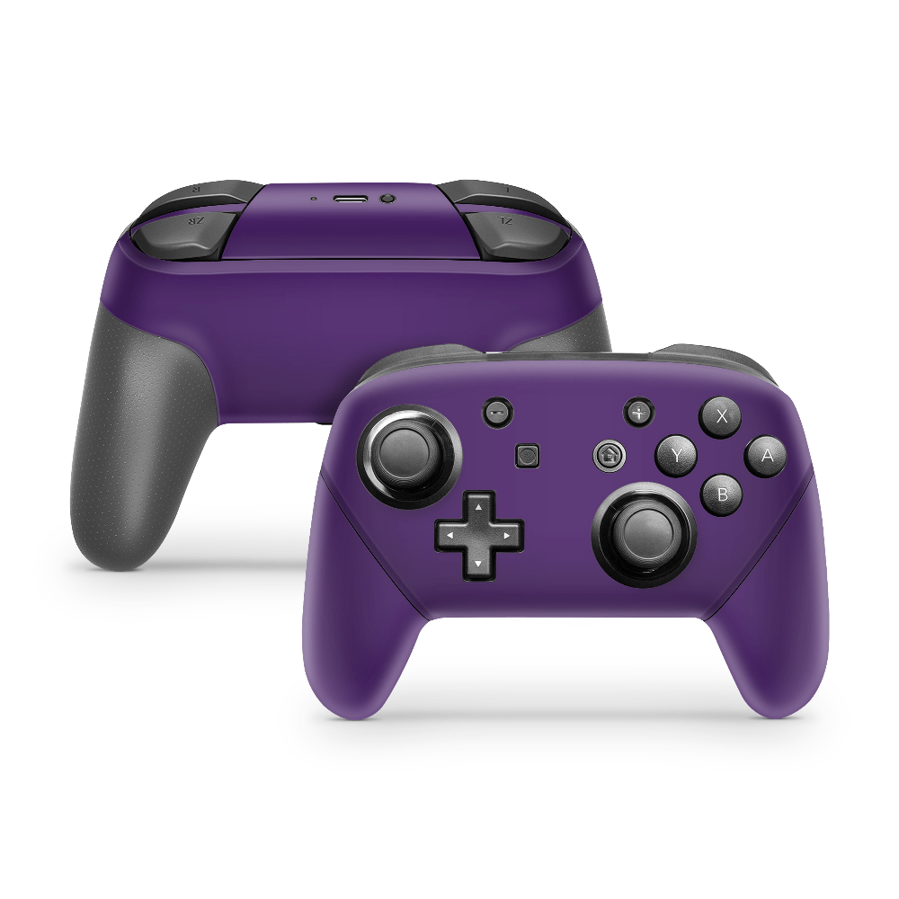 Deep Purple Nintendo Switch Pro Controller Skin