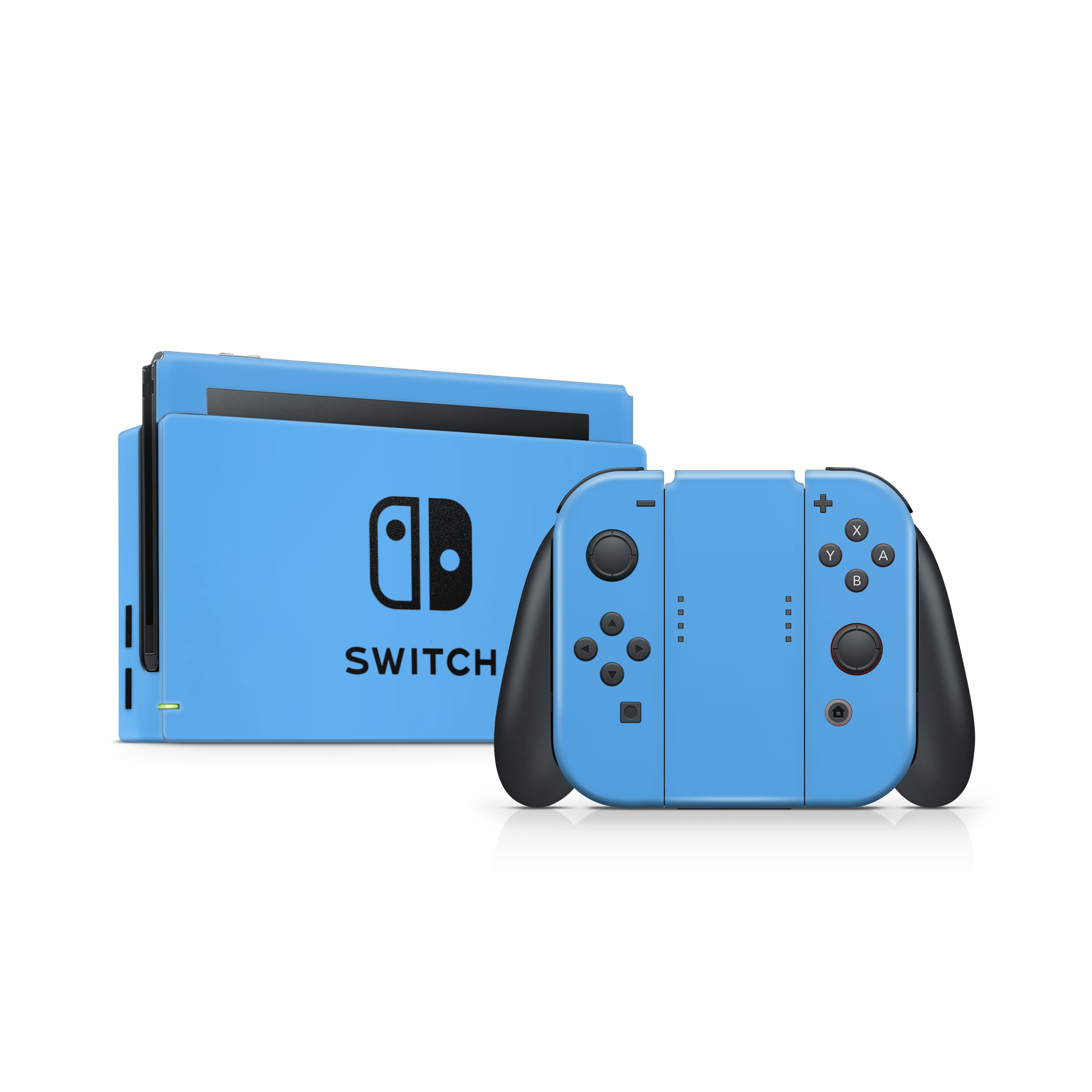 Electric Blue Nintendo Switch Skin