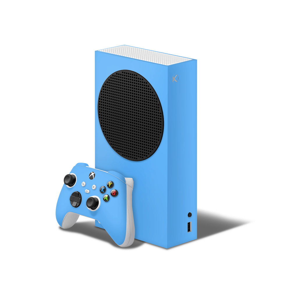 Electric Blue Xbox Series S Skin