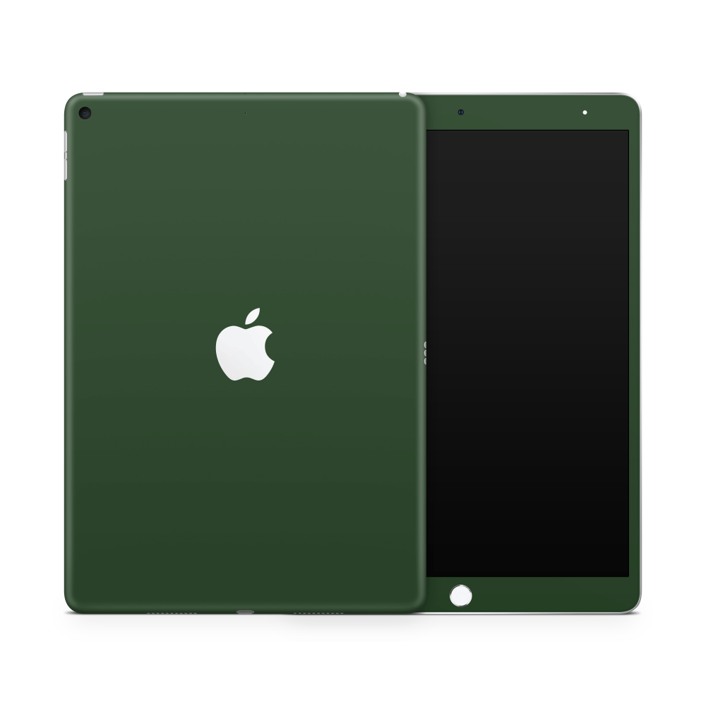 Forest Green Apple iPad Skin