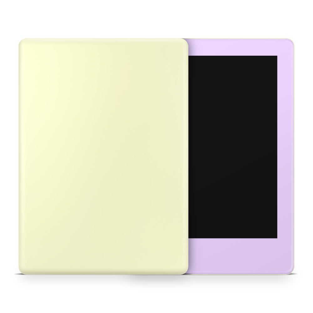 Lilac Yellow Retro Pastels Amazon Kindle Skins