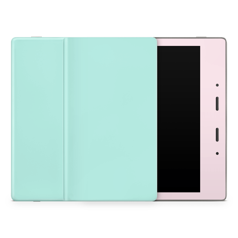Pink Mint Retro Pastels Amazon Kindle Skins