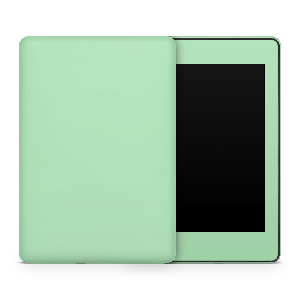Pastel Green Amazon Kindle Skins