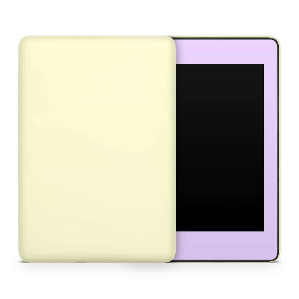 Lilac Yellow Retro Pastels Amazon Kindle Skins