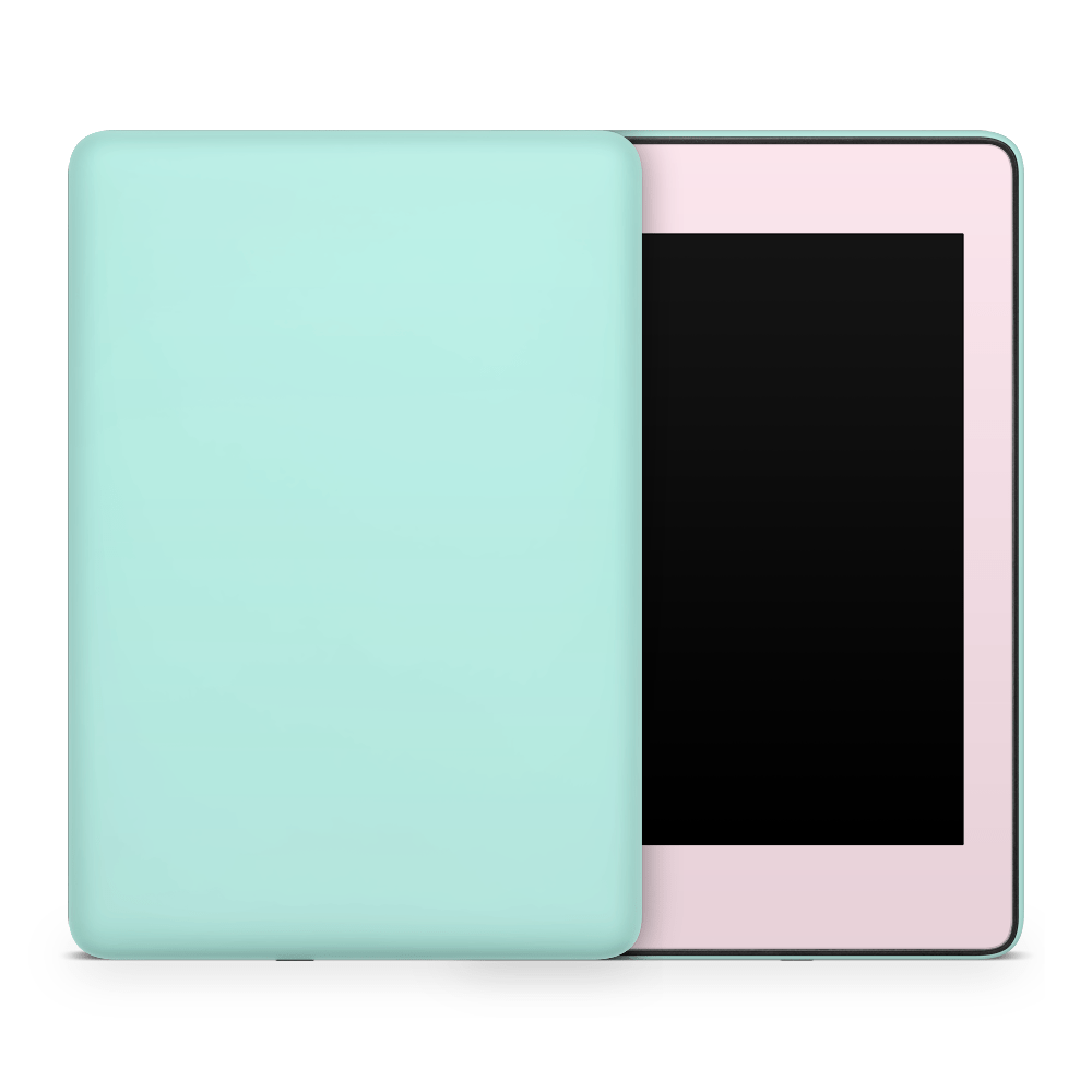Pink Mint Retro Pastels Amazon Kindle Skins