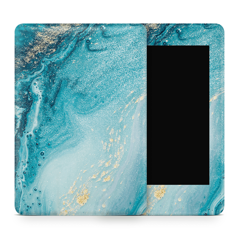 Aqua Beach Amazon Kindle Skins