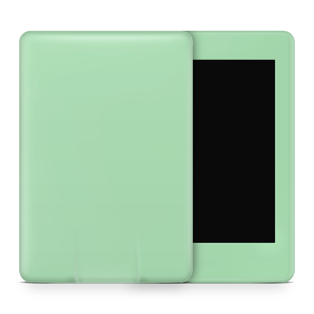 Pastel Green Amazon Kindle Skins