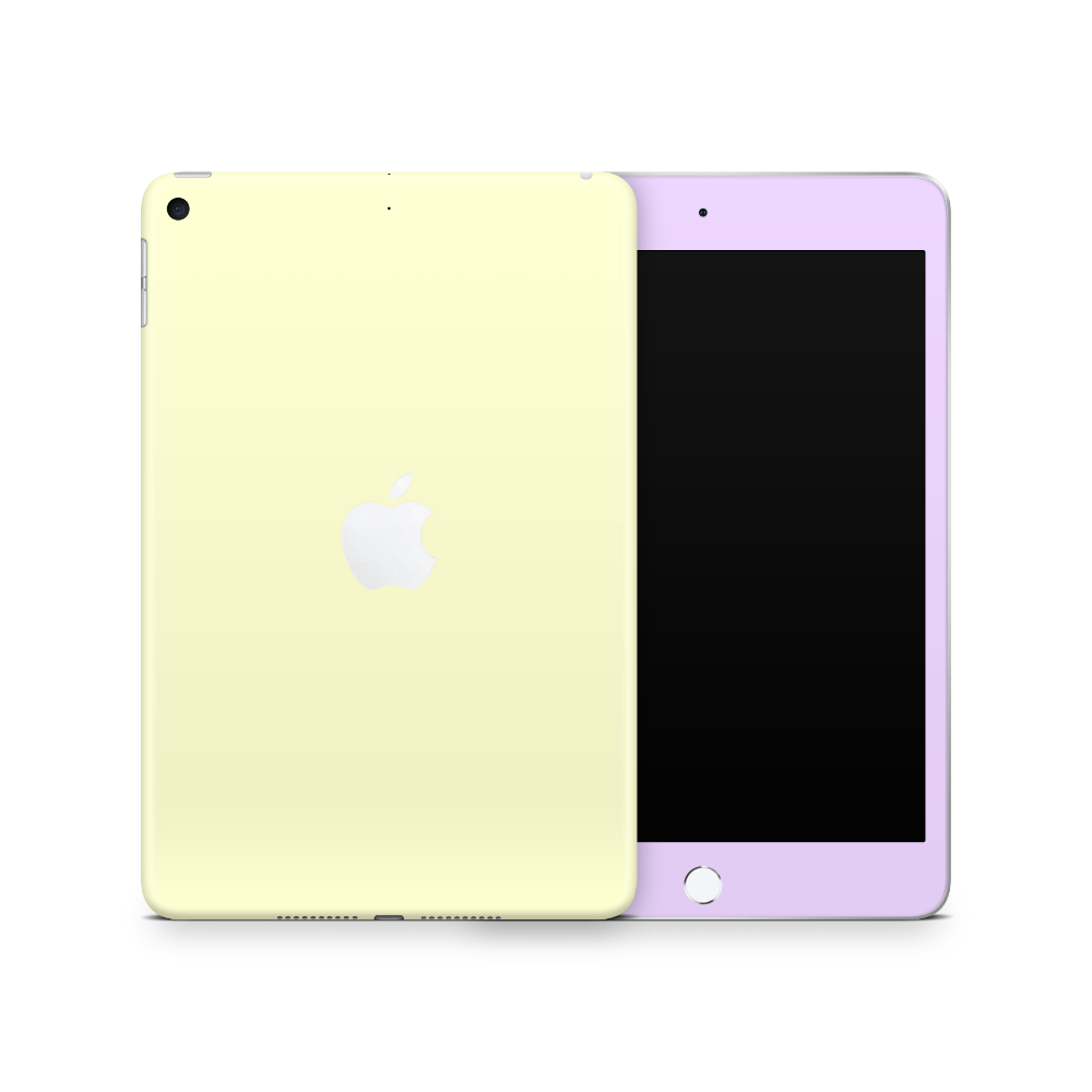 Lilac Yellow Retro Pastels Apple iPad Mini Skin