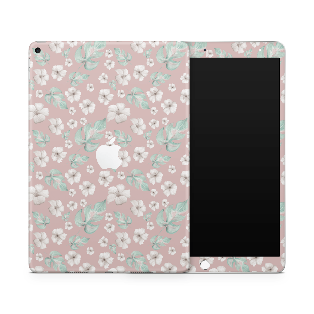 Mauve Wildflowers Apple iPad Skin