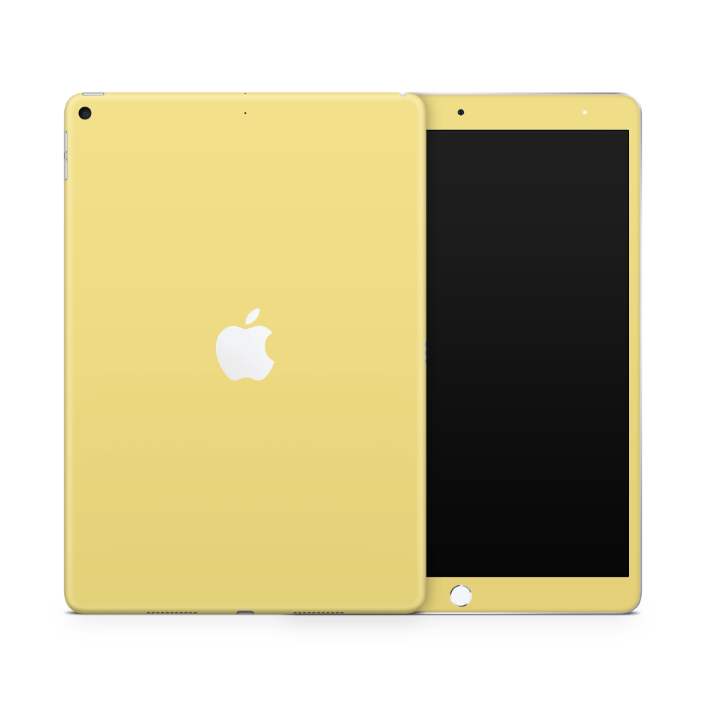 Mustard Yellow Apple iPad Skin