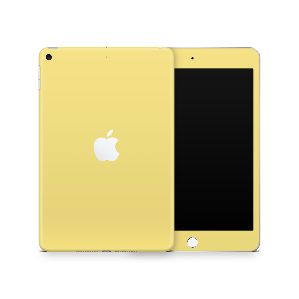 Mustard Yellow Apple iPad Mini Skin