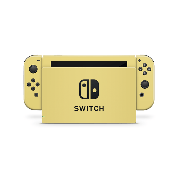 Mustard Yellow Nintendo Switch Skin