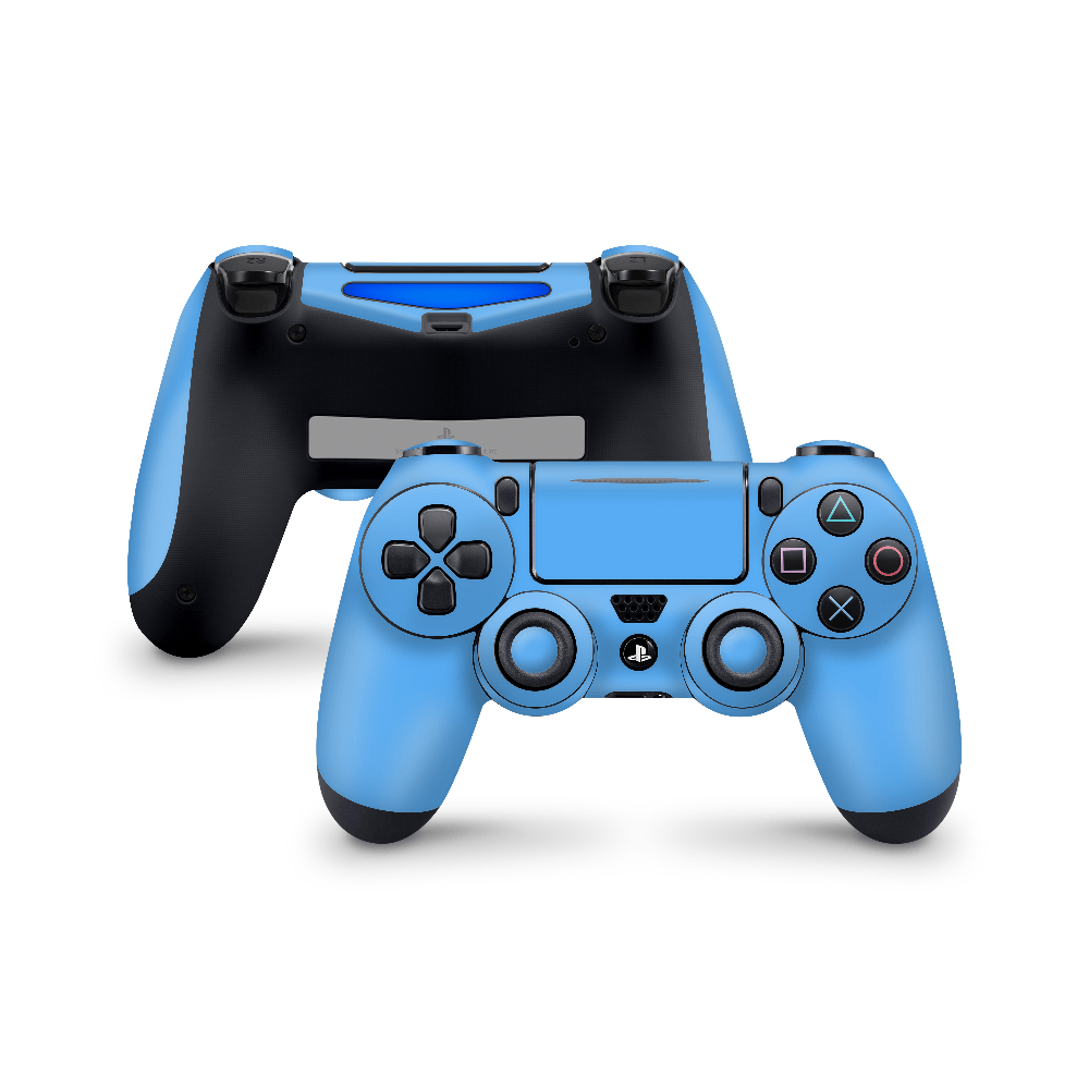 Electric Blue PS4 Dualshock Controller Skin