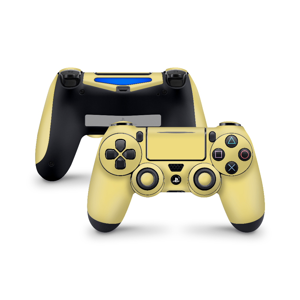 Mustard Yellow PS4 Dualshock Controller Skin