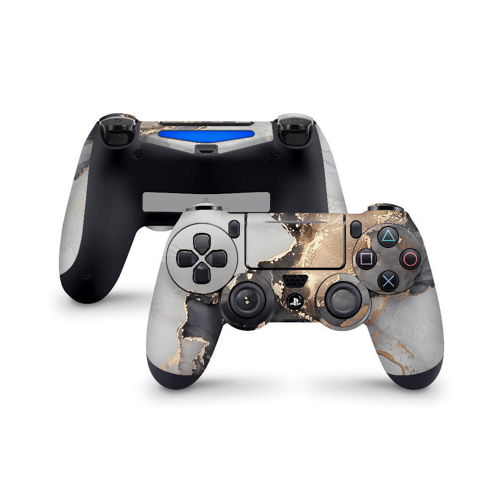 Black Marble PS4 Dualshock Controller Skin