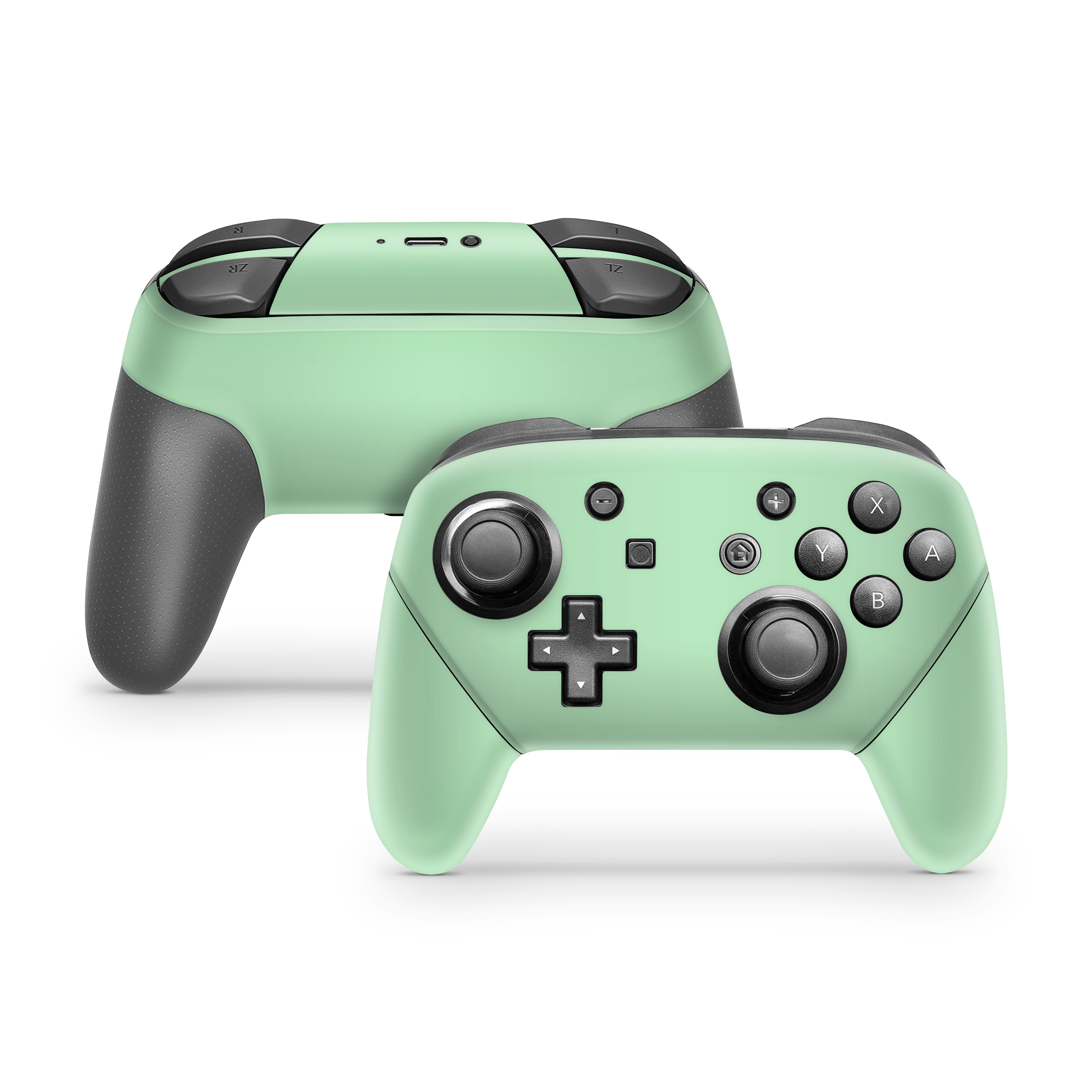 Pastel Green Nintendo Switch Pro Controller Skin