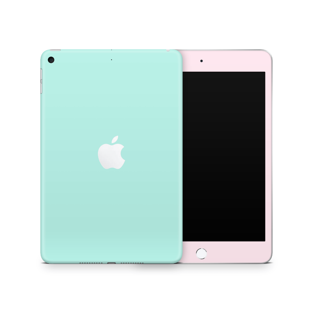 Pink Mint Retro Pastels Apple iPad Mini Skin