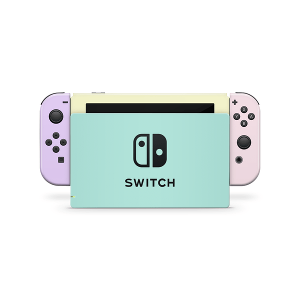 Retro Pastels Nintendo Switch Skin