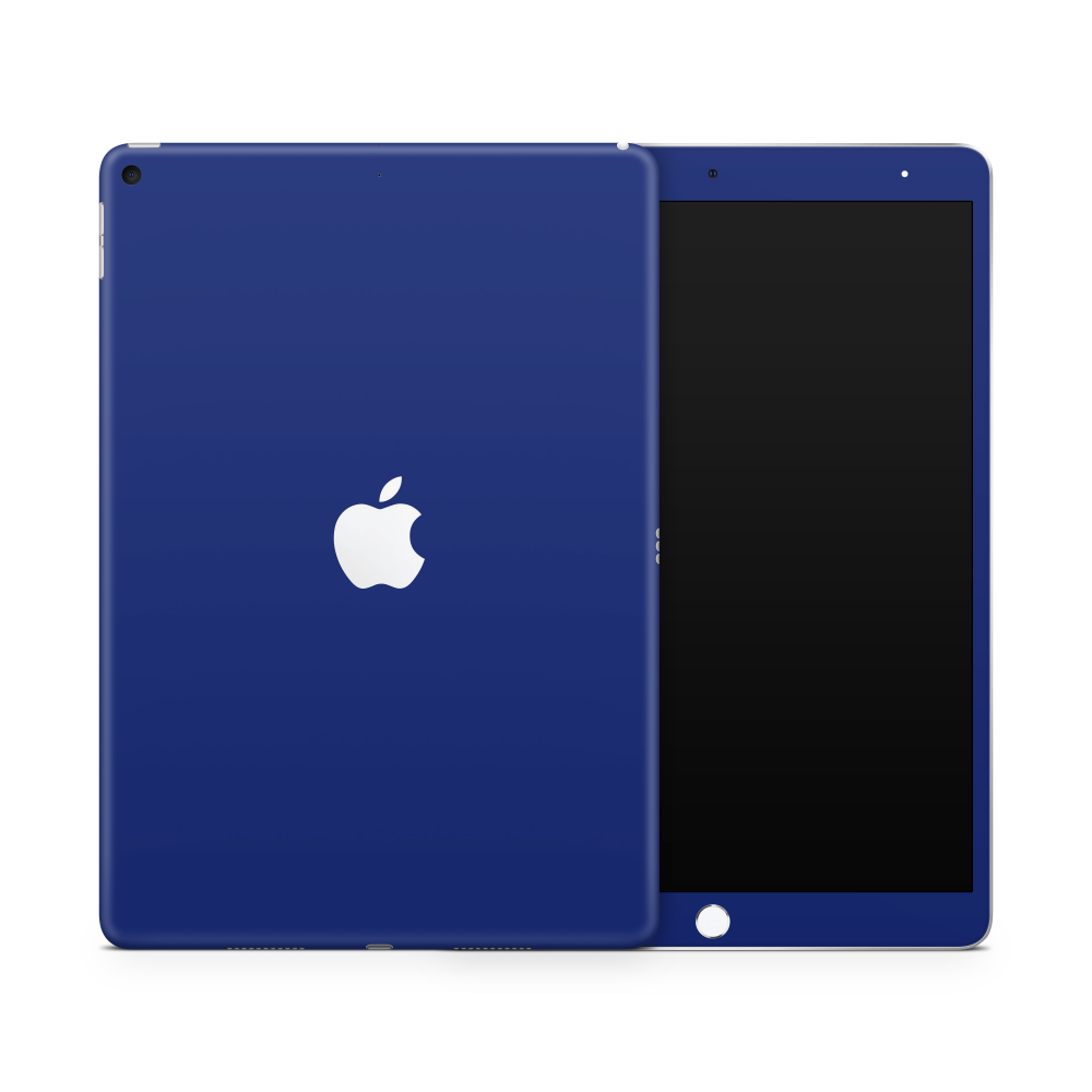 Royal Blue Apple iPad Skin