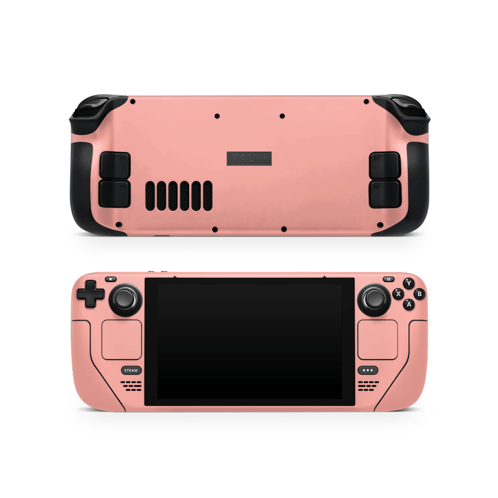 Summertime Coral Steam Deck LCD / OLED Skin