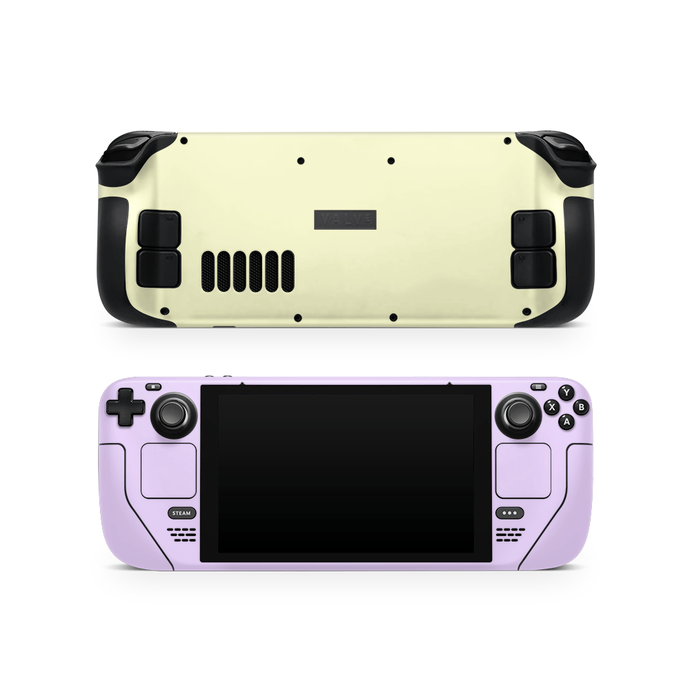 Lilac Yellow Retro Pastels Steam Deck LCD / OLED Skin