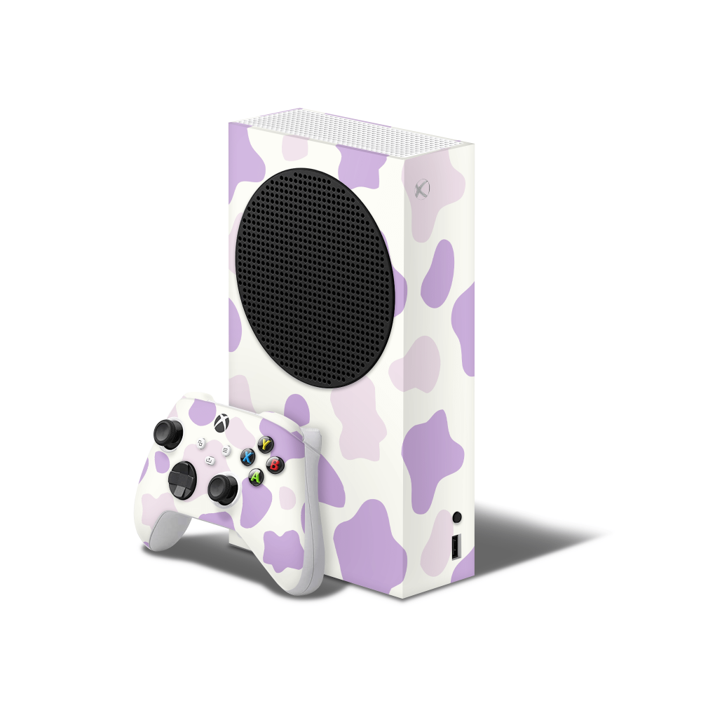 Lavender Moo Moo Xbox Series S Skin