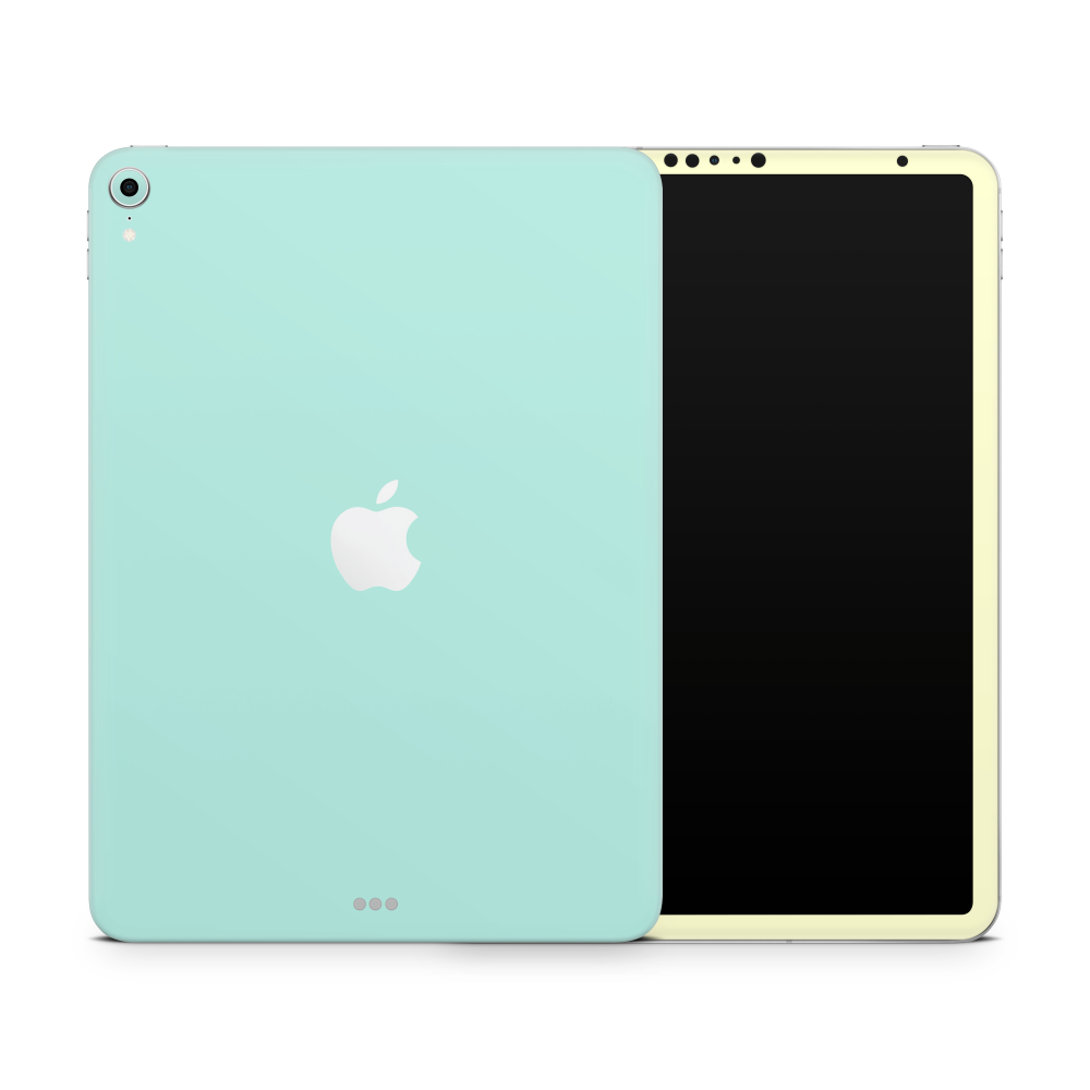 Yellow Mint Retro Pastels Apple iPad Pro Skin