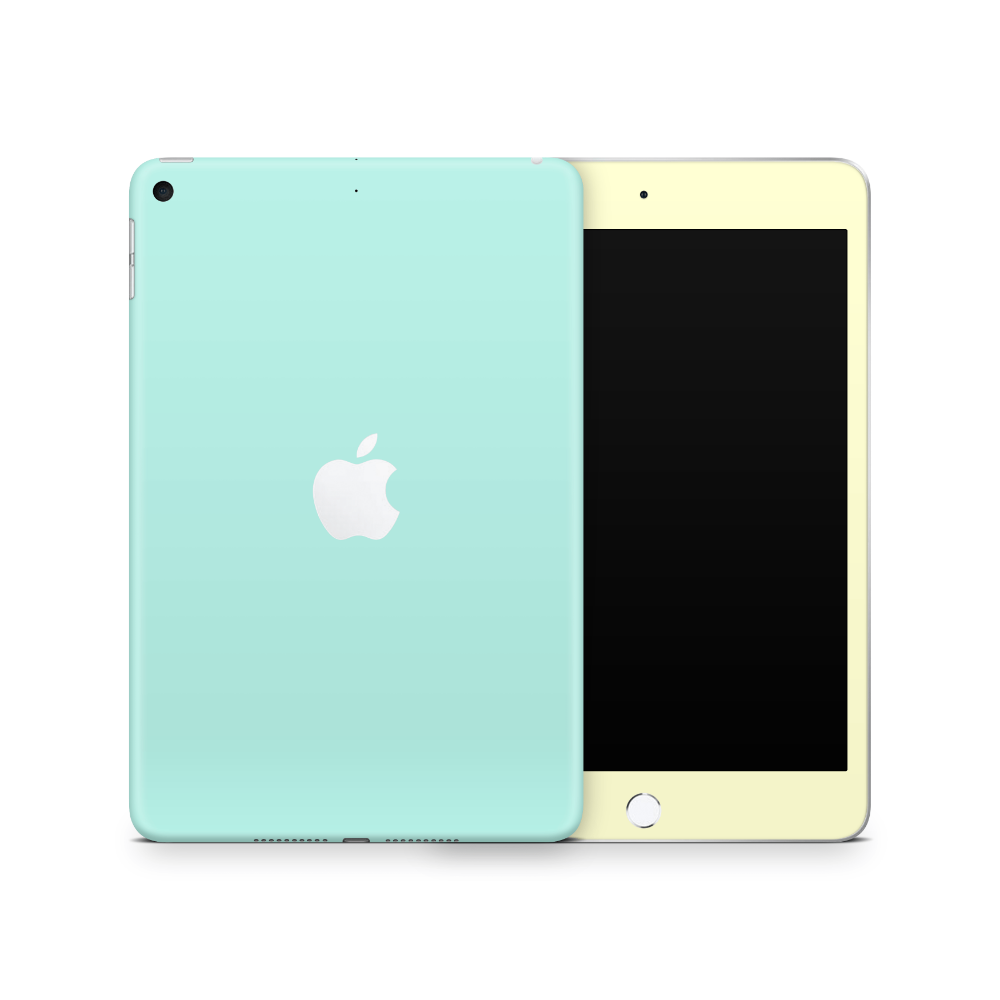 Yellow Mint Retro Pastels Apple iPad Mini Skin