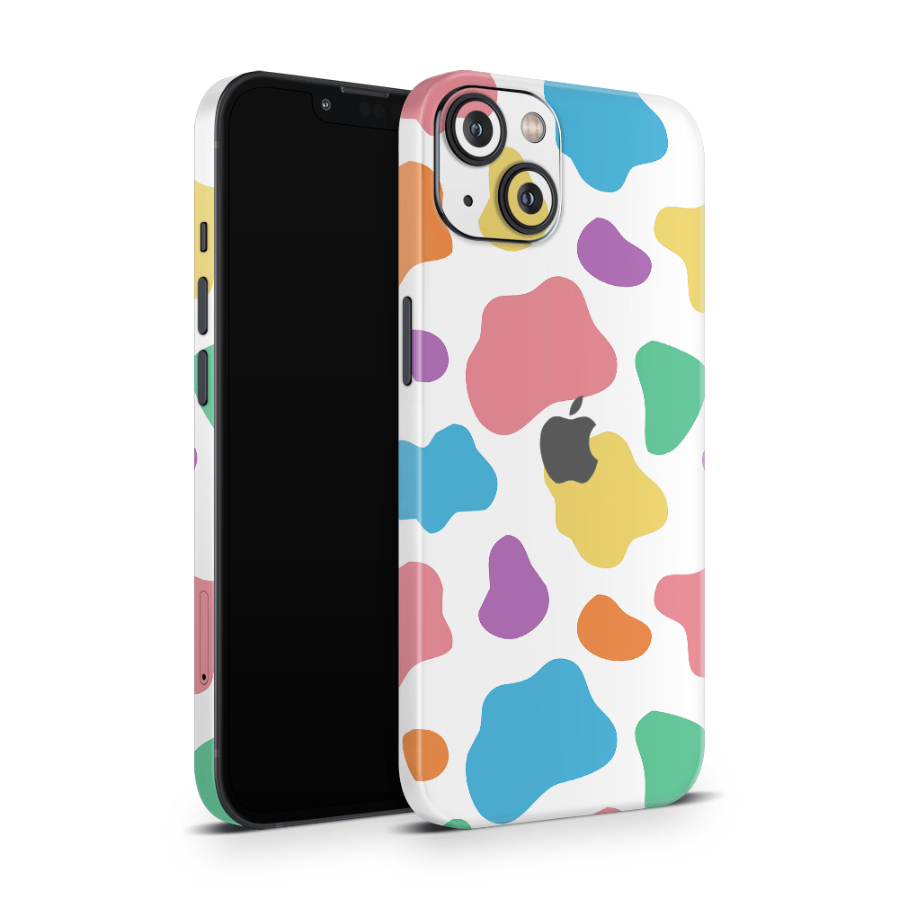 Rainbow Moo Moo Apple iPhone Skins