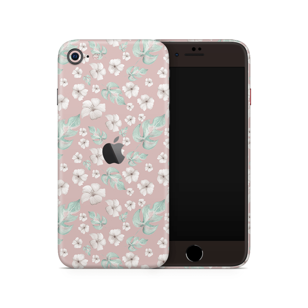 Mauve Wildflowers Apple iPhone Skins