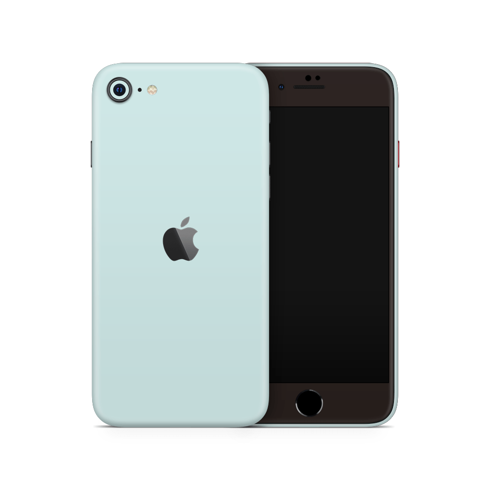 Dusty Blue Apple iPhone Skins
