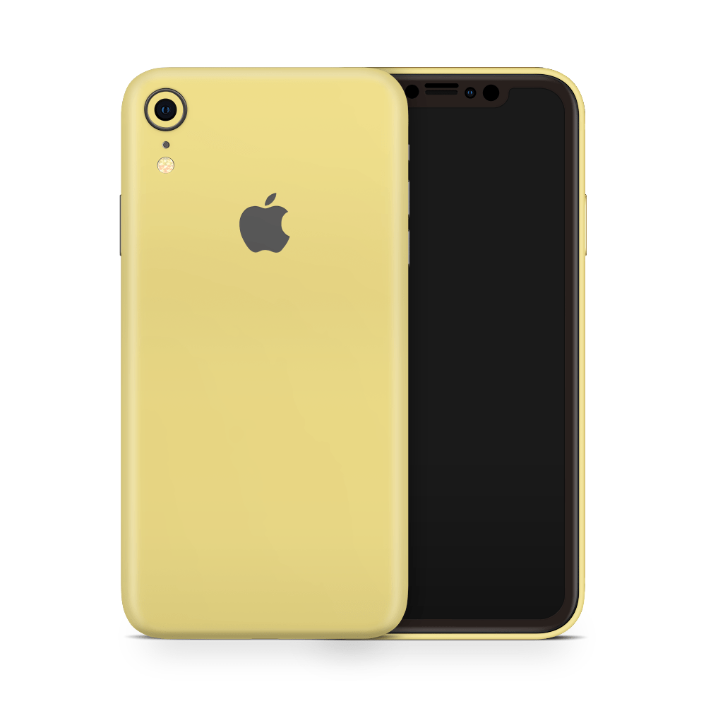 Mustard Yellow Apple iPhone Skins