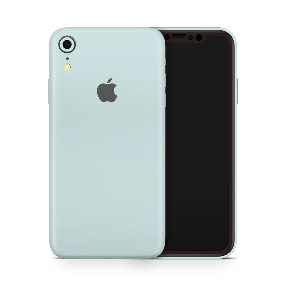Dusty Blue Apple iPhone Skins