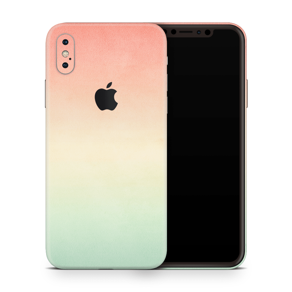 Peachy Sunset Apple iPhone Skins