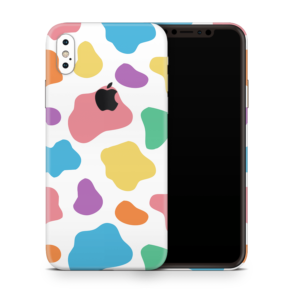 Rainbow Moo Moo Apple iPhone Skins