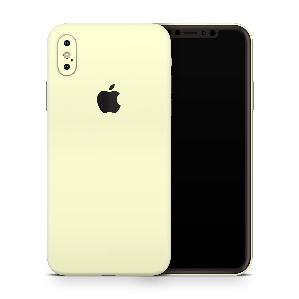 Eggy Yellow Apple iPhone Skins