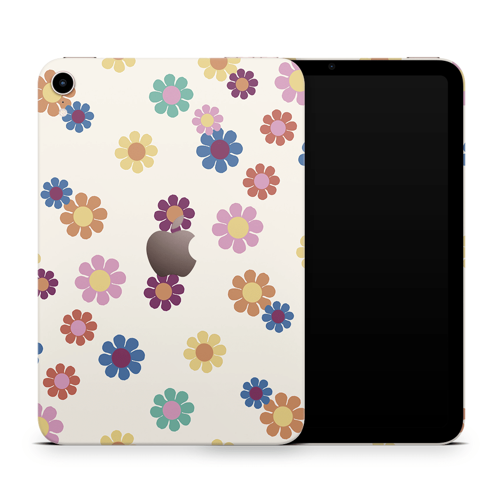 Rainbow Daisies Apple iPad Mini Skin