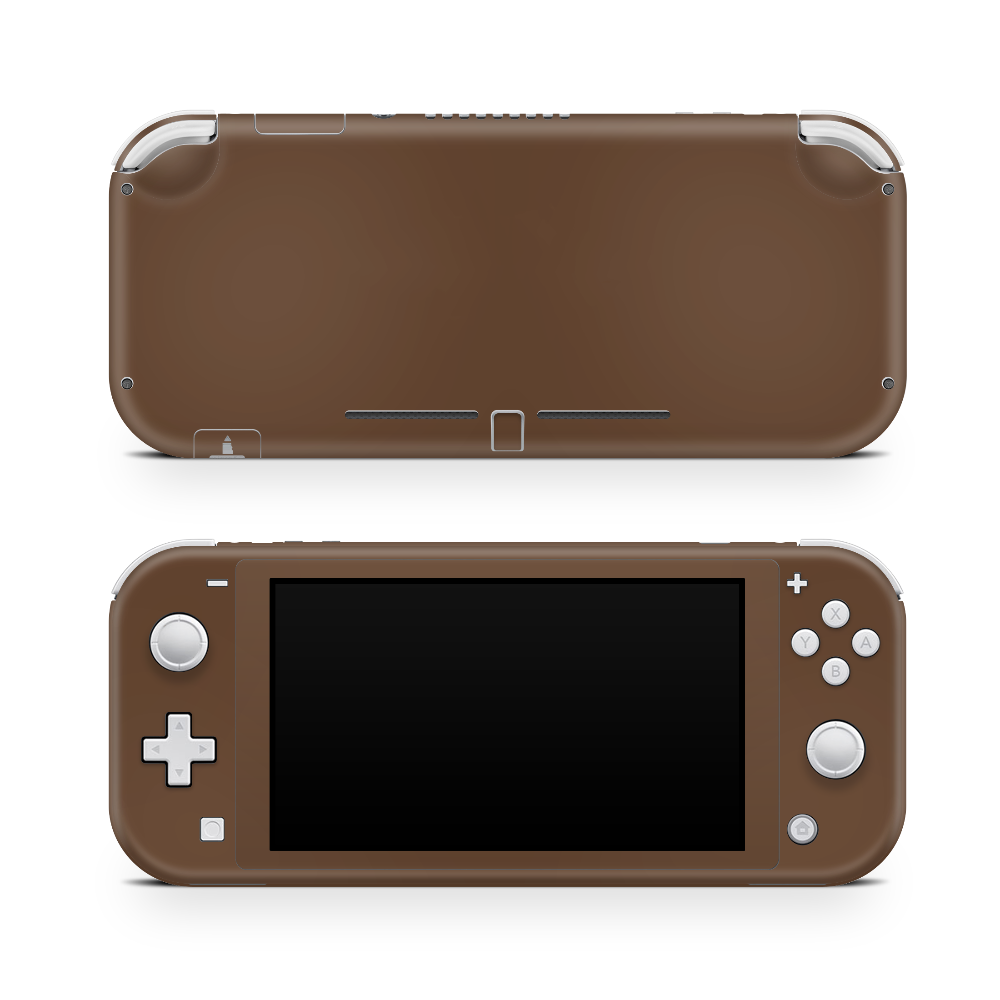 Nintendo Switch Lite ダークブラウン 本体 Dark Chocolate Nintendo Switch Lite Decal Skin