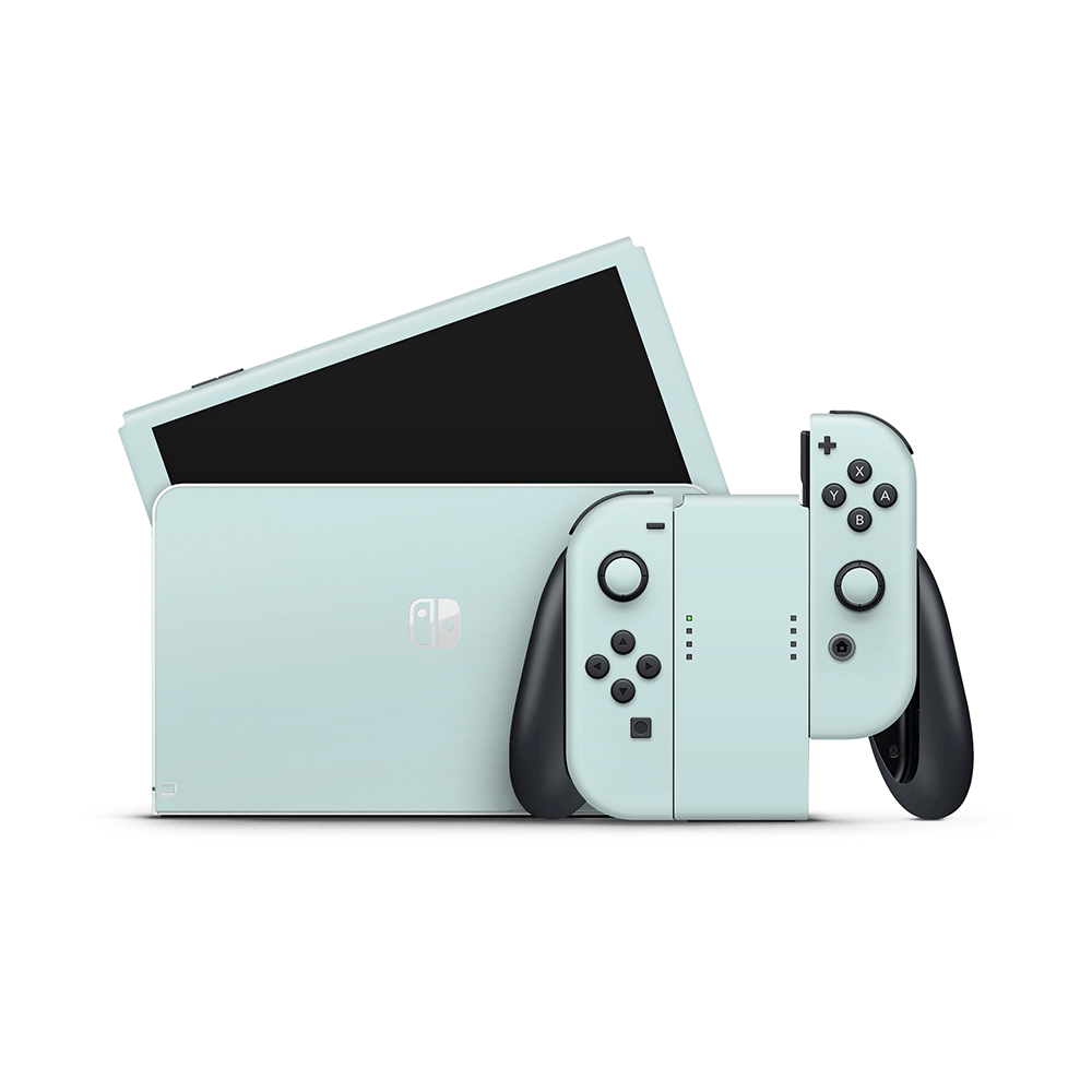 Dusty Blue Nintendo Switch OLED Skin